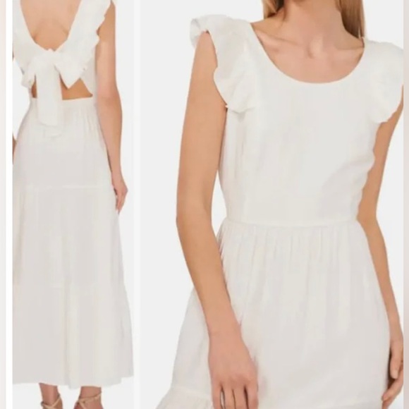 CeCe Women’s Sleeveless ruffle maxi dress Sz XL - Picture 2 of 9